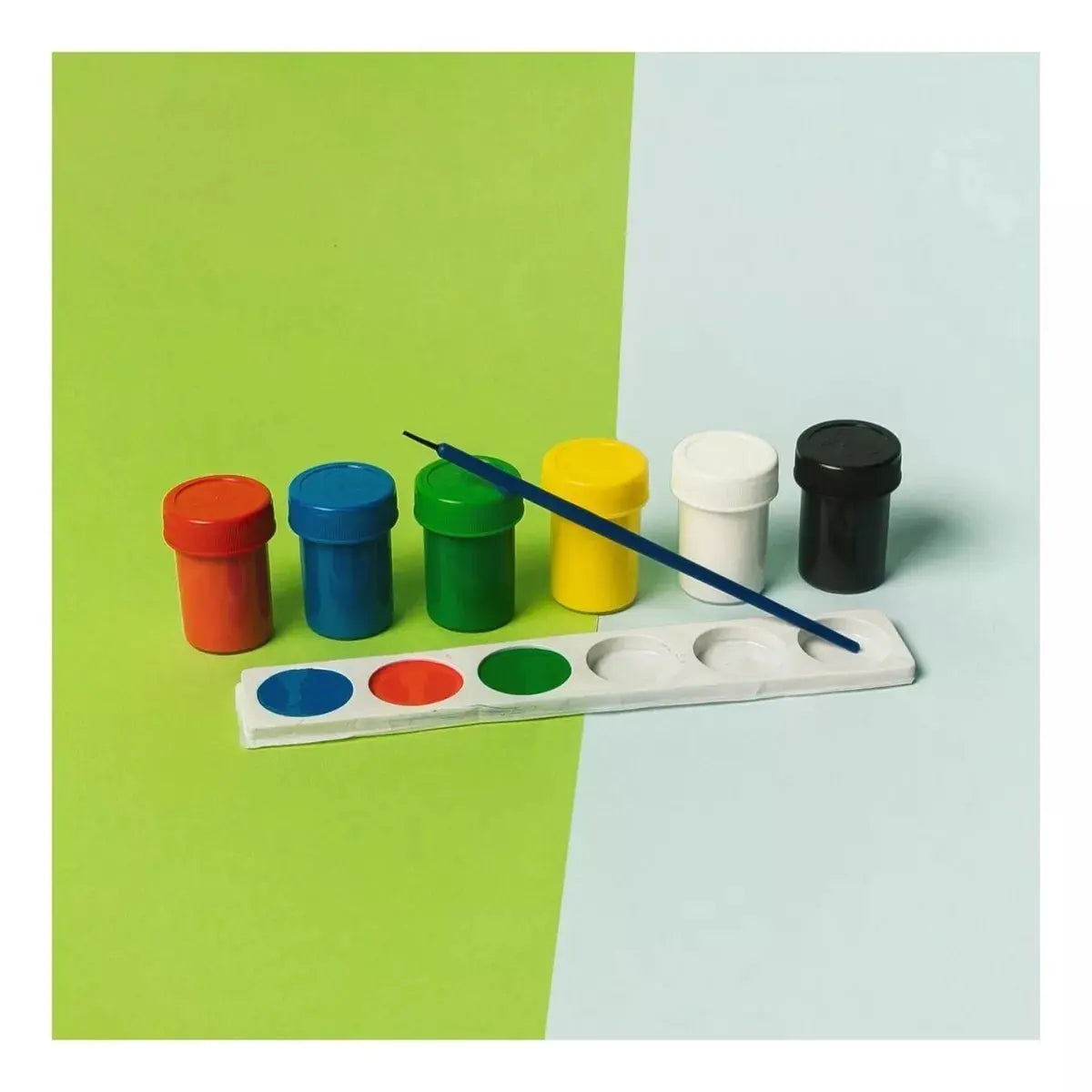 6 Pinturas Tempera Acuarela 25ml Colores Escolar Pelikan - Pelikan - empaque