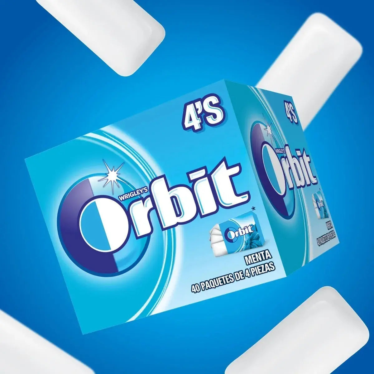 Orbit Menta Chicles de menta Sin Azúcar Caja 40 piezas - Pilot