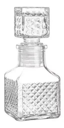 Juego 12 Licoreras Vidrio Cristal Mini Rodas 65 Ml Agua Vino - Vittori - detalle