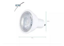 4pzs Foco Led Tipo Gu10 127v 7w Marca Aksi Potencia Color De La Luz Blanco Frío - Aksi - vista lateral