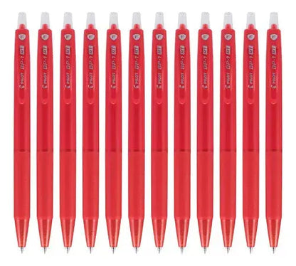 Caja 12 Bolígrafos Pilot Plumas Bp1 Rt Retráctil Punto Fino Color De La Tinta Color Color Del Exterior Rojo - Pilot - vista lateral
