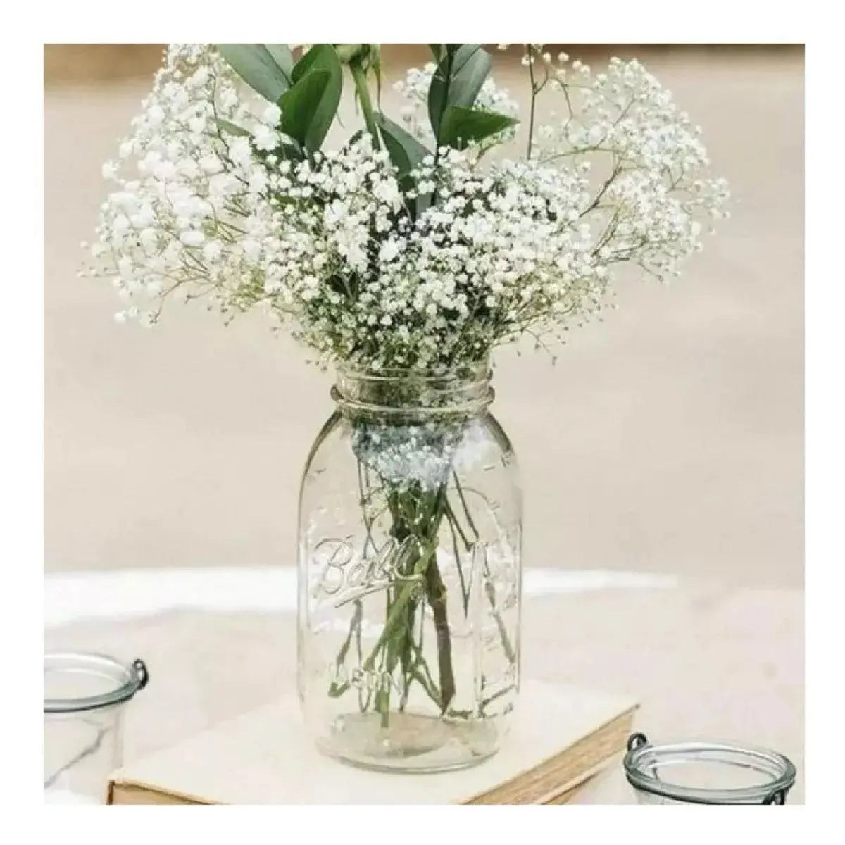 2pz Mason Jars Ball Hermetico Boca Regular 946 Ml Tapa Humo - Coveme