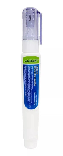 12pz Corrector Liquido 8ml A-ink Tipo Pluma Punta 0.8m - Mae - detalle