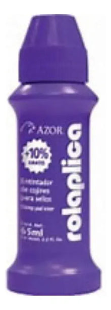 Tinta Sellos Rolaplica 60ml Azor Liquida Elegir Color Violeta - Azor