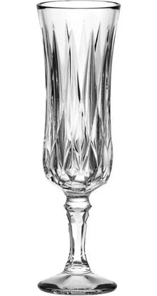 6 Copas Flauta Vino Tinto Vidrio Cristal Labrado Verzy - Vittori - uso