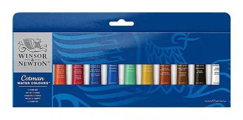 Juego Acuarelas Cotman Winsor & Newton 8ml 12 Tubos - marchante.shop