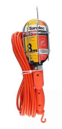Lámpara Taller Sanelec Metálica Reforzada Extensión 8m 2281 - Sanelec - detalle