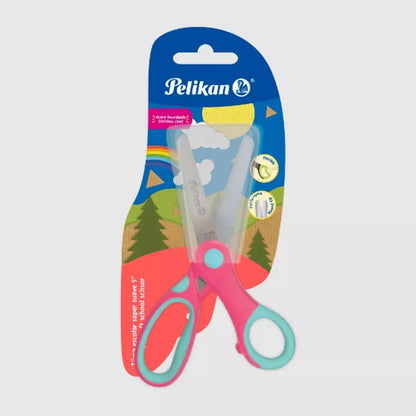Tijeras Escolar Pelikan Punta Roma Mango Super Suave - Parker - uso