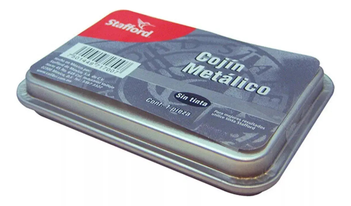 Cojin Sello Metalico No. 1 Sin Tinta Satfford - Azor