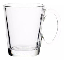 Set 6 Tazas Café Té Conica Lisa Vidrio Mayoreo 240ml - Vittori - detalle