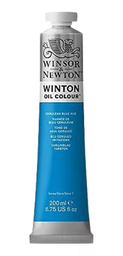 Pintura Oleo Winsor & Newton Winton 200ml Colores A Escoger Azul Cerúleo No 10 - Winsor and Newton