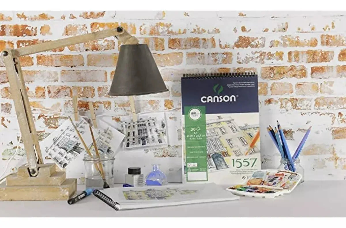 Album Papel Grano Ligero 1557 Canson 30h 21cm X 29.7cm - Canson - vista lateral