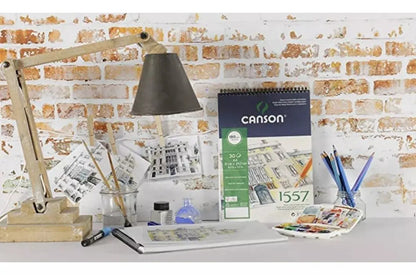 Album Papel Grano Ligero 1557 Canson 30h 21cm X 29.7cm - Canson - vista lateral