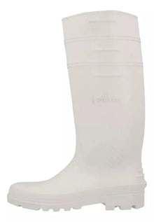 Botas Plasticas Sanitarias Surtek 27 Cm Pvc Blancas - Lock - vista lateral