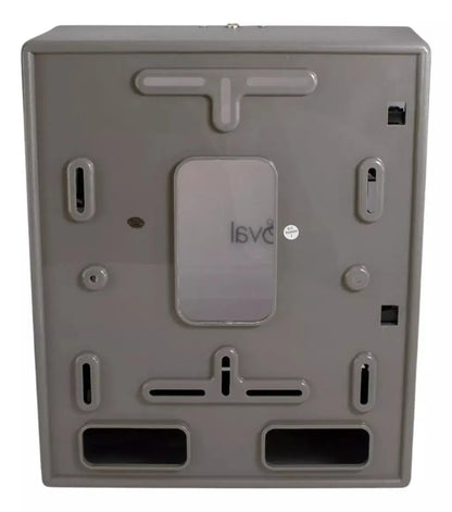 Despachador Toalla Oval Rollo Blanco Uso Rudo Industrial - Oval - vista lateral