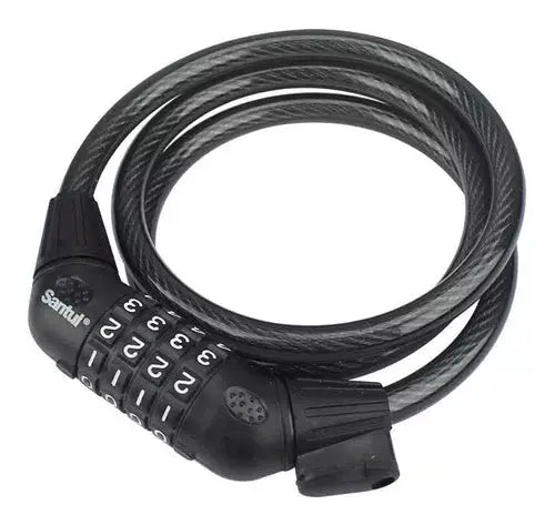 Candado Cable Santul Combinación Acero Uso Rudo 1m Largo - Santul - detalle