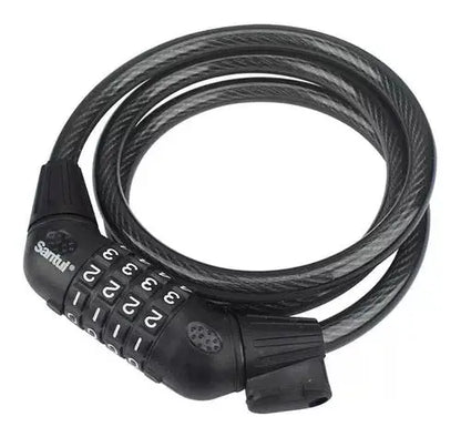 Candado Cable Santul Combinación Acero Uso Rudo 1m Largo - Santul - detalle