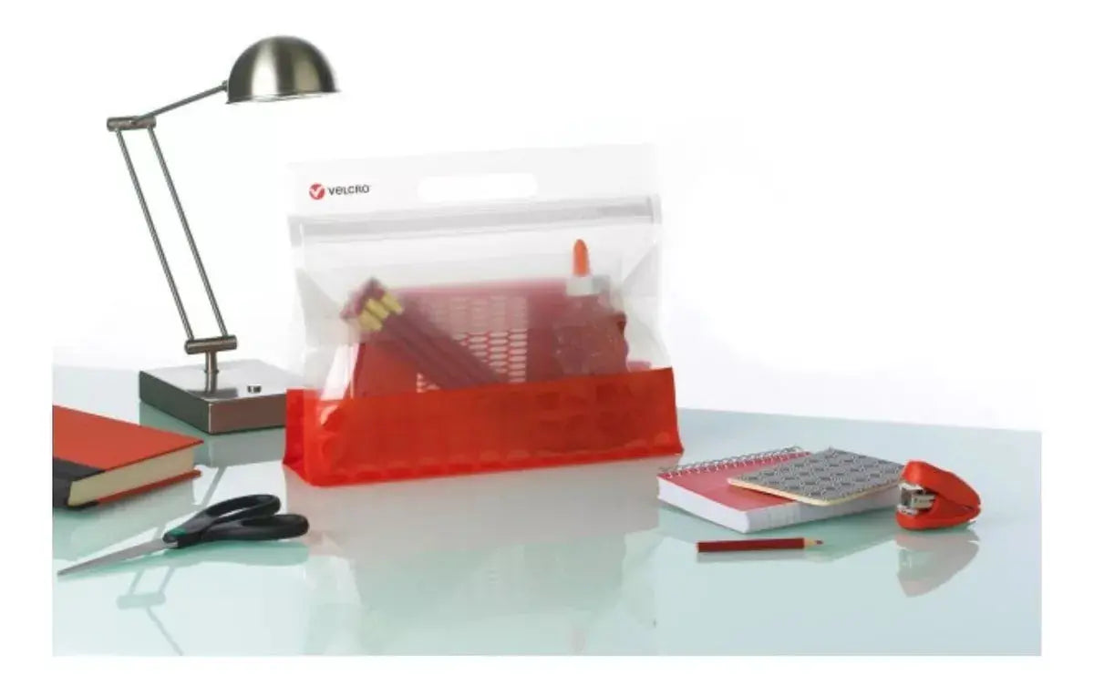 2 Bolsa Plástico Hermética Velcro® Almacena Zip Reusable - Velcro - vista lateral
