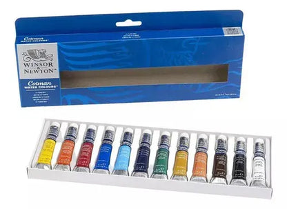 Juego Acuarelas Cotman Winsor & Newton 8ml 12 Tubos - marchante.shop