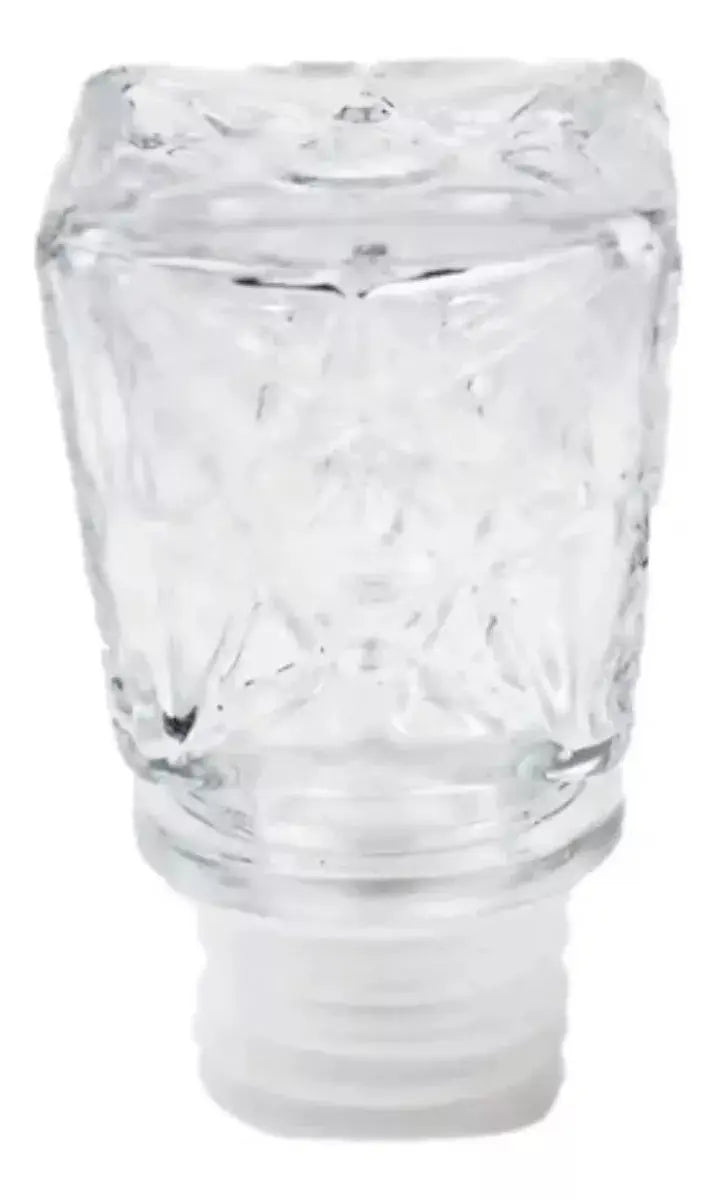 Set 2 Licoreras Vidrio Cristal Diamante Vidrio Resistente 1L - Vittori - vista lateral