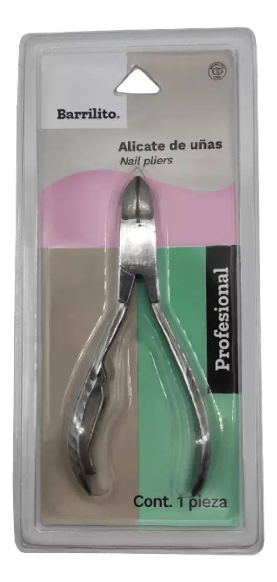 Alicate Uñas Barrilito Profesional Grande Pedicure/manicure - Barrilito