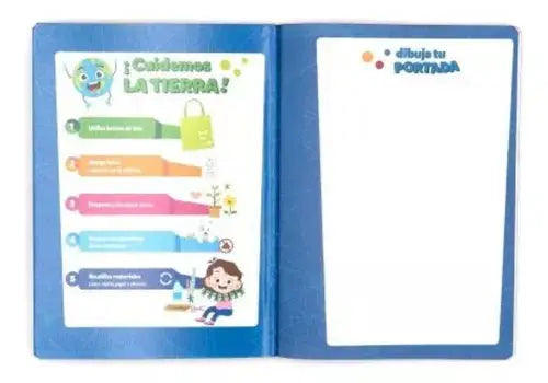 Cuaderno College 100 Hj Norma Color 360 Cosido Doble Raya - Norma - vista lateral