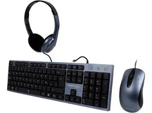 Kit Teclado Mouse Audifonos Diadema Microfono Perfect Choice - Perfect Choice - empaque