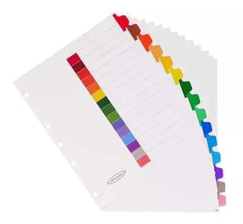 Separador De Hojas Wilson Jones Carpeta Sin Numeracion 15div - Wilson Jones - vista lateral