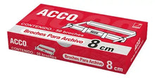 Broche Acco 8 Cm Con 50 Piezas P/archivo - ACCO