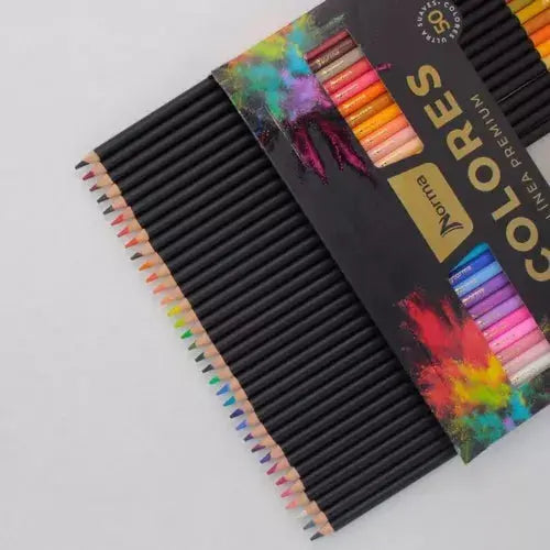 50 Lapices Colores Norma Intensos Linea Premium Punta 4mm - Norma - vista lateral