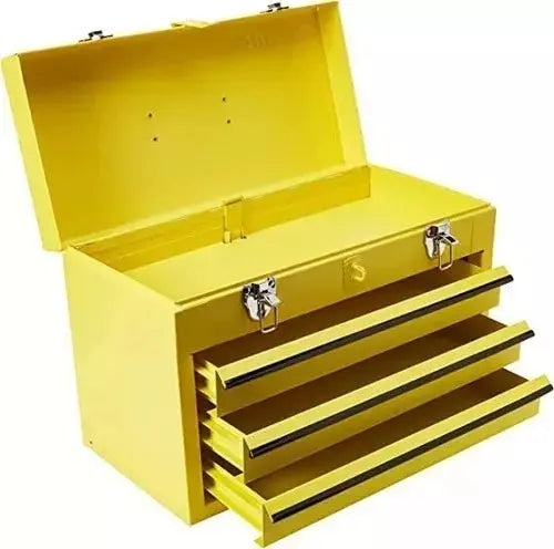 Caja Portaherramientas Surtek Metal 11''x18''x9'' 3 Gavetas - Lock - vista lateral