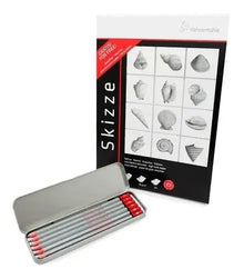 Hahnemühle Block Skizze 29.7 X 42 cm + 1 Caja de Lápices - Lock - detalle