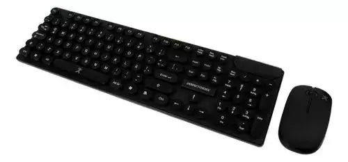 Kit Teclado Mouse Inalambrico Perfect Choice Teclas Redondas - Perfect Choice - vista lateral