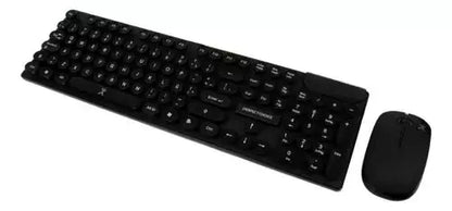 Kit Teclado Mouse Inalambrico Perfect Choice Teclas Redondas - Perfect Choice - vista lateral