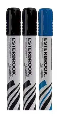 Marcador Sharpie Esterbrook  Permanente Paquete con 3 Piezas 1871207 - Sharpie