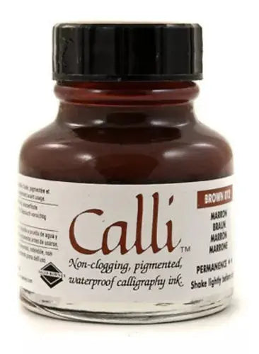 Tinta Acrílica Caligrafía Calli Ink Daler 29ml Escoge Color Marrón - Dixon Arte