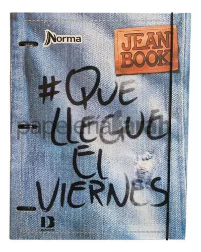 Carpeta Profesional Norma Jean Book 100 Hojas Rayas Durabook - Norma - vista lateral