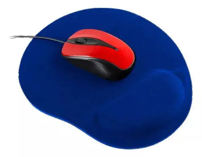 Mouse Pad Antiderrapante Perfect Choice Almohadilla Gel Azul - Perfect Choice - empaque