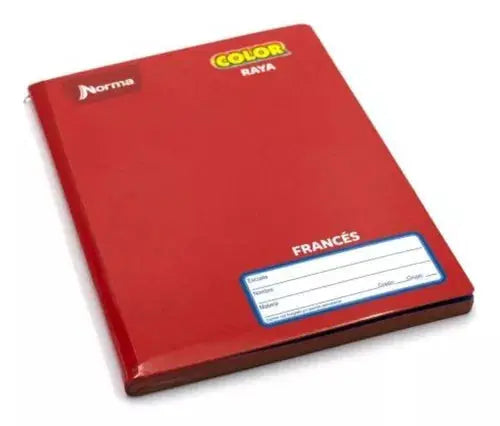 Cuaderno Forma Frances 100 Hojas Norma Color 360 Cosido Raya - Norma - vista trasera