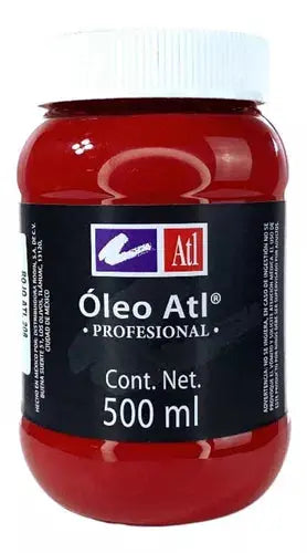 Oleo Atl 500ml Pintura Arte Pintores Colores A Escoger Rojo Atl 208 - atl
