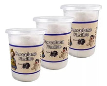 3 Piece French Molding Paste Crafts 1 kg Porcelain Flexible Sculpture - Policraft - empaque