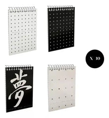 Pack 30 Mini Libretas Apuntes Block Rayter 40h Dif. DiseÃ±os - Rayter - detalle