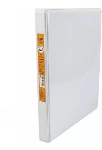Carpeta Vinil Brillante Wilson Jones Blanca 0.5 Argolla O - Wilson Jones - accesorios