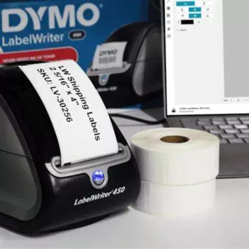 Etiqueta 1 Rollo Dymo Labelwriter 30256 Oficina Blanco - Dymo - vista trasera