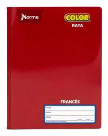 Cuaderno Forma Frances 100 Hojas Norma Color 360 Cosido Raya - Norma - contenido
