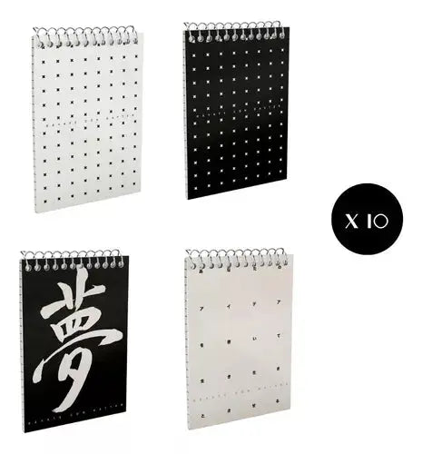 Pack 10 Mini Libreta Apuntes Block Rayter 40h Dif. DiseÃ±os - Rayter - detalle