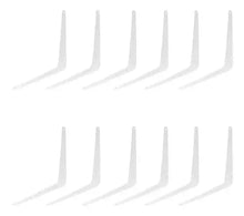 12 Mensulas Repisa Acero Blanco 15 X 20 Cm Dogotuls - Dogotuls