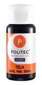 Pintura Acrilica Politec Hobby Tela 30ml Acaba Suave Negro intenso - Politec
