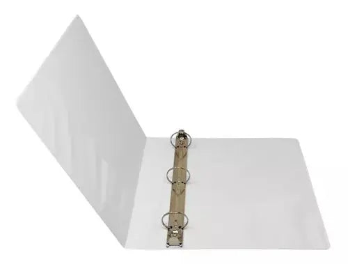 Carpeta Blanca Wilson Jones Brillante Vinil Arillo 0 1.5 - Wilson Jones