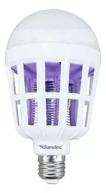 Foco Led Sanelec Mata Insectos 15w Luz Fria Base E27 Eco - Sanelec - detalle